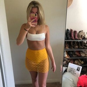 Yellow Skirt with Stars